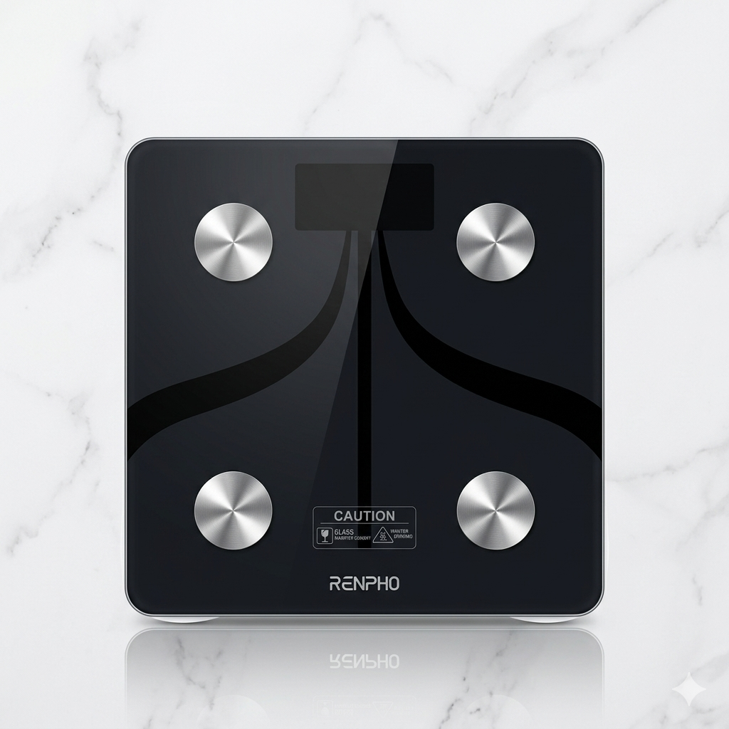 RENPHO Smart Scale for Body Weight, FSA&HSA Eligible, Digital Bathroom Scale BMI Weighing Bluetooth Body Fat Scale, Body Composition Monitor Health Analyzer with Smartphone App, 400 lbs - Elis 1