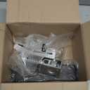 Double Action Spring Hinge, Includes Cover Plates, Stainless Steel Spring Pivot Hinge for Wood Door, Self-Closing Door Hardware with Adjustable Telescoping Shaft, Gold