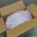 bUCLA 100PCS White Plastic Plates-10.25inch Disposable Dinner Plates-Premium Party&Wedding Plates