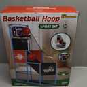 Arcade Basketball Game Set Boy Toys: Indoor Basketball Hoop with 4 Balls Outdoor Sports Toy for Kids 3-12 Years Old Adjustable Height with Air Pump Kid Party Games Birthday Gifts for Boys Girls Teens