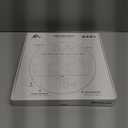 Digital Wall Clock with Large LED Display, Date, Temperature, Auto-Brightness | Small [PLUG-IN] Clock | Modern Electric Wall Clock for Bedroom, Classroom, Living Room, Home, Office, Farmhouse - Blue