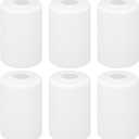 6 Pcs White Glass Shade Replacements - Premium Cylinder Glass Lampshade Cover, Replacement Lamp Globe for Chandelier Pendant Wall Light Sconce (white)