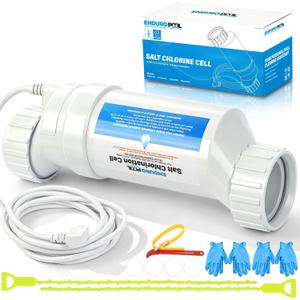 Salt Cell Replacement for Hayward T-C-5, 20,000 Gallon Pool, Durable Titanium Core, Compatible with AquaRite AquaTrol ProLogic AQ-Logic Firmware 1.50+, Cuts Chlorine Costs Up to 56%