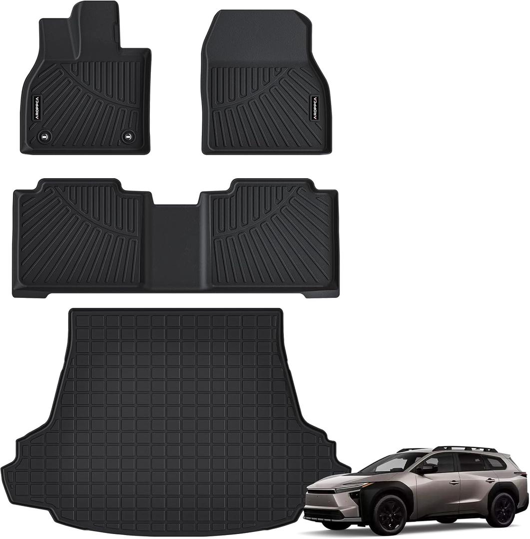 Floor Mats Full Sets for 2026 Toyota BZ Woodland & 2026 Subaru Trailseeker