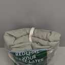 JELLYMONI Washed Cotton Duvet Cover Set Queen Size,Sage Green - Super Soft & Breathable Bedding Comforter Cover with Zipper, for Modern Home, Guest Room, and Everyday Use,1 Duvet Cover & 2 Pillowcases