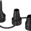 Replacement Nozzles Electric Air Pump 3 Sizes Head Plastic for Partial Bed, Mattress, Inflatable Pool Sofa, Camping Cushions, Toy, Balloons, Yoga Balls