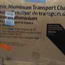 Medline Lightweight Foldable Transport Wheelchair with Handbrakes and 12-Inch Wheels, Blue Frame, Black Upholstery