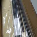 ECOOPTS 8'x12' Outdoor Shade Cover Canopy Sun Shade Cover with Grommets Weighted Rods for Pergola Patio Porch (Beige)