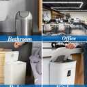 1.2 gallon trash can liners,Small clear Garbage Bags 300,Extra Strong 1.2 Gal Trash Bag,Fit 4.5-6 liters trash Bin Liners for Home Office Kitchen