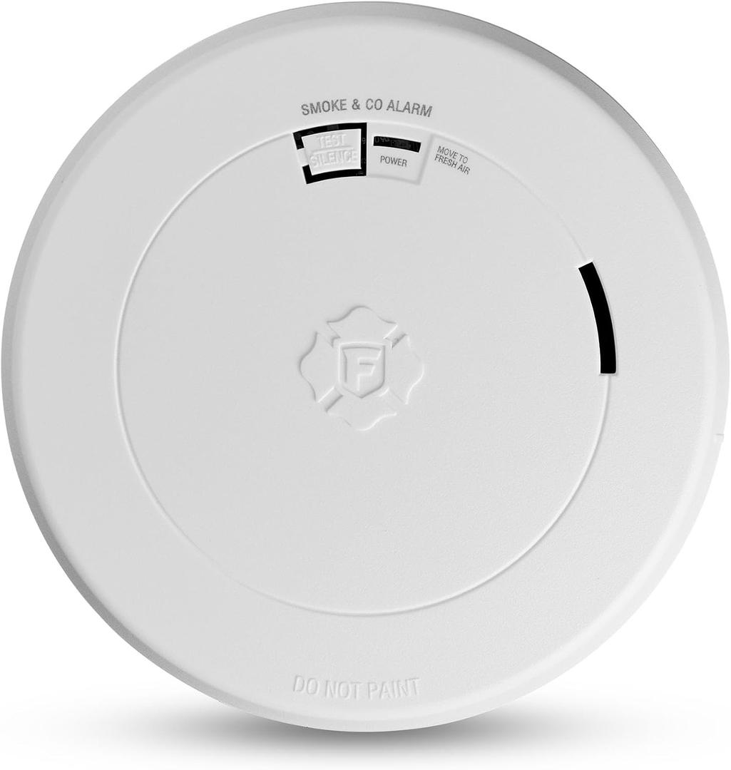 First Alert SMCO210, 10-Year Sealed Battery Combination Smoke & Carbon Monoxide Alarm with Slim Profile Design, 1-Pack