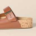 Amazon Essentials Women's Cork Sandals (8, Tan)