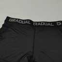 G Gradual Women's Spandex Compression Volleyball Shorts 3" /7" Workout Pro Shorts for Women (Black, XL)
