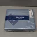 Bedsure Dusty Blue Duvet Cover Full Size - 3 Pieces Prewashed Extra Soft Cotton-Like Polyester Bedding Set, Includes 1 Duvet Cover 80x90 Inches with Zipper Closure & 2 Pillow Shams, No Comforter