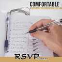 Pentel RSVP Ballpoint Pen, (1.0mm), Medium Line, Black Ink, 12 Pack (BK91PC12A)