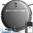 Robot Vacuum and Mop for Pet Hair, 2-in-1 Robot Vacuum Cleaner for Hard Floors&Carpets with 2.87'' Slim Design, Wi-Fi/App/Voice Control, 3D Obstacle Avoidance & Self-Charging