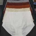 Womens Seamless Underwear High Waisted Full Coverage Briefs No Show Soft Breathable Panties 6 Pack, Size L