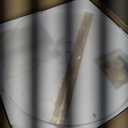 Clear Acrylic End Table, Round Side Table with Cylinder Base, Modern Acrylic Coffee Drink Table for Living Room Bedroom, Easy Assembly