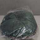vctops Velvet Soft Round Chair Pads Cute Gradient Pom Pom Indoor Dining Chairs Cushion (Dark Green, Diameter 16")