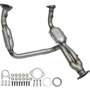 Catalytic Converter Compatible with 1999-2006 Chevy Silverado 1500 2500/Tahoe/Avalanche 1500/Suburban 1500, GMC Sierra 1500 2500/Yukon 4.3L 4.8L 5.3L, High Flow Catalytic Convertor - EPA Compliant