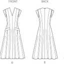 Simplicity SS3097K5 Misses' Fit and Flare Dress Sewing Pattern Packet, Design Code S3097, Sizes 8-10-12-14-16