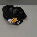 for Steelers Leather Steering Wheel Cover Car Accessories, Non-Slip, Elastic, for Men and Women, fit 14-15 Inch All Vehicle Steering Wheel Cover, Black