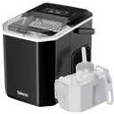 Silonn Ice Maker Countertop Machine with Handle, 26lbs in 24h, 9 Ice Cubes Ready in 6 Mins, Self-Cleaning Ice Makers with Basket and Scoop, Ideal for Home, Kitchen, Camping, RV