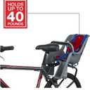 Bell Cocoon 300 Rear Mount Child Bike Seat 5-Point Harness, Spoke Guard, Fits 2627 in Bikes, Up to 40 lbs, Ages 1+