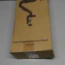 Acer Single Monitor Mount, Fully Adjustable Monitor Arm Fits 17 to 34 Inch Screens, Gas Spring VESA Mount with C-Clamp & Grommet Base, Computer Desk Arm with Tilt Swivel Rotate Supports 4.4-19.8 lbs