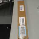 Coat Hooks Wall Mount, Wood Bamboo Wall Coat Rack with 6 Metal Hooks for Hanging Clothes, Towels, Keys, Bags(White&Brushed Nickel)