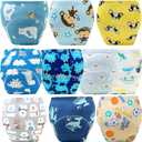 Upairy Training Pants for Boys Girls,Toddler Potty Training Underwear,Leakproof Reusable Kid Confident Panties,Children's Potty Underwear 100% Cotton for 2T-6T(10PCS,M)