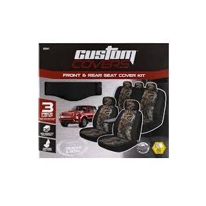 Custom Accessories 3 Pc Truck And SUV Seat Cover Kit - Camouflage