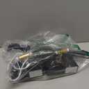 Battery Operated Wall Sconce Set of 2 Rechargeable Wireless Cordless 12000ma 360 Rotation Large Wall Lights lamp Modern Decor Linear Long Metal Black Gold 28"