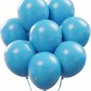 AFTERLOON Biodegradable Balloons Light Blue 12 Inch 100 Pack, Matte Color Thickened Extra Strong Latex Helium Float, for Baby Shower Gender Reveal Garland Arch Wedding Birthday Party Decorations
