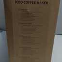 TWOMEOW Coffee Maker Hot & Iced With Bold Setting,Single Serve Coffee Maker For K Cup And Grounds,52 Oz Removable Water Tank,6-14 Oz Brew Sizes,One Cup Kcup Coffee Machine With Reusable Filter, White