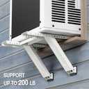 HOXHA Window AC Bracket, Universal Window Air Conditioner Support Bracket, Heavy Duty Window AC Mount, Air Conditioner Holder for Hung Windows, Support Up to 200 lbs
