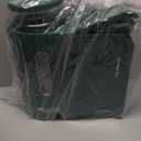 Gardner Pet Automatic Gravity Cat Food Feeder and Water Dispenser Stainless Steel Two-in-One Set Large Capacity Dispenser for Pets Dogs, Puppies, Kittens-(0.8 Gallons x 2) (Green)