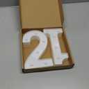 21st Birthday Decorations for Her Him,21st Birthday Centerpieces Table Decorations for Women Men,Light Up Numbers 21 Sign for Party Backdrop Wall Decor for 21 Wedding Anniversary Decoration