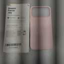 ORNARTO Compatible with iPhone 17 Pro Max Case 6.9", Slim Liquid Silicone 3 Layers Soft Gel Rubber Shockproof Protective Cover with Anti-Scratch Microfiber Lining-Chalk Pink