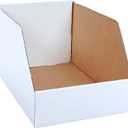 BOX USA Storage Bins Large 18"L x 12"W x 10"H 25-Pack - Corrugated Cardboard Box for Packing, Moving, and Storage