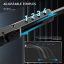 6 x KAPVOE Polarized Cycling Sunglasses UV400 Protection for Men Women, Sports Glasses for Youth Baseball Softball Goggles K100 (05)