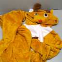 Adult Onesie Pajamas Animal One Piece Costume Halloween Cosplay for Women Men (Large, Brown Reindeer)