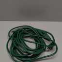 DEWENWILS 25Ft Outdoor Extension Cord, Evenly Spaced 3 Outlets Plugs with Safety Cover, 16/3 SJTW Weatherproof Wire for Outdoor String Lights, ETL Listed (Green)