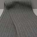 KOZYFLY Washable Entryway Rug 3x5 Ft Area Rugs Cotton Rubber Backed Throw Rugs Indoor Door Mat Kitchen Rugs Braided Floor Carpet for Front Entrance Kitchen Living Room, Grey/Charcoal Grey