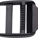 12 Pack 1 inch Plastic Ladder Slider Adjust Lock Buckles for Backpack Straps 25mm Webbing