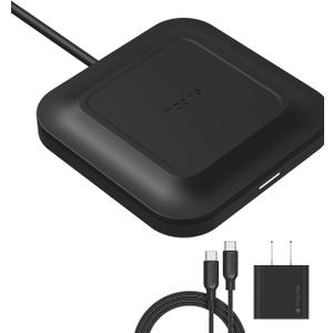 Mophie Universal Wireless Charge Pad - 15W Fast Charging for Qi-Enabled Devices, iPhone, Google Pixel, Samsung Galaxy - Desktop & Nightstand Essential