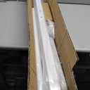 Metty Metal Hand Rails for Outdoor Steps,2 Step White Stair Railing Kit