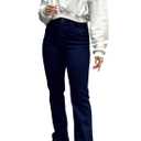 RomMoon Women's Skinny Straight Leg Mid-High Waist Denim Jeans Casual Stretchy Denim Pants