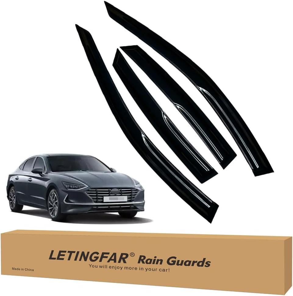 Window Visors Rain Guards for Hyundai Sonata 2020 2021 2022 2023 2024 Accessories, Wind Deflectors Vent Shades for Hyundai Sonata