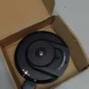 Outer Bowl Lid with Paddle for Ninja NC301 Ice Cream Maker, Reusable Creami Lid Replacement with Blade, Creami Replacement Parts Compatible with NC299AMZ/NC301/NC300/NC201/NC101 Series