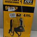 4-Gallon Battery Powered Backpack Sprayer, Compatible with DeWalt 20V MAX, 0-90 PSI Adjustable, 100+ Gal Per Charge, Cordless Garden Sprayer for Lawn Care, Tool Only (Battery Not Included)